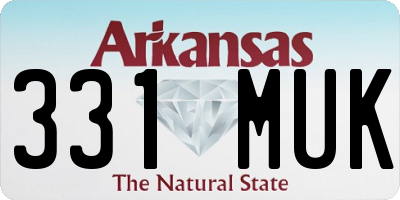 AR license plate 331MUK
