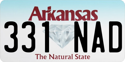 AR license plate 331NAD
