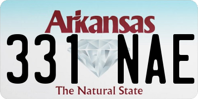 AR license plate 331NAE