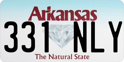 AR license plate 331NLY
