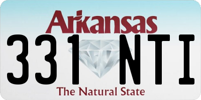AR license plate 331NTI