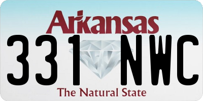 AR license plate 331NWC