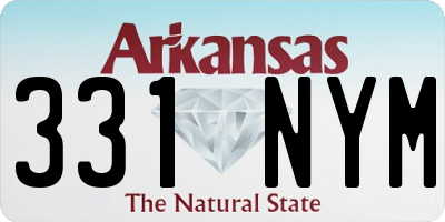 AR license plate 331NYM