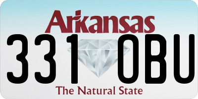 AR license plate 331OBU