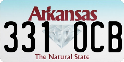 AR license plate 331OCB