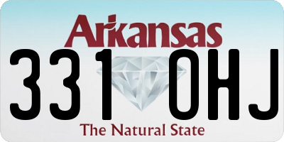 AR license plate 331OHJ