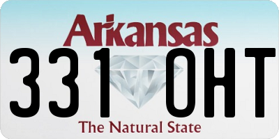 AR license plate 331OHT