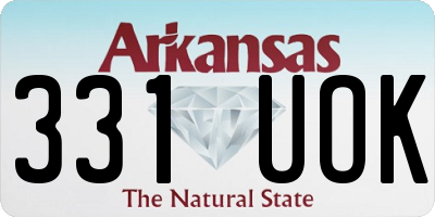 AR license plate 331UOK