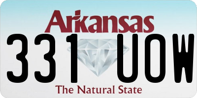 AR license plate 331UOW