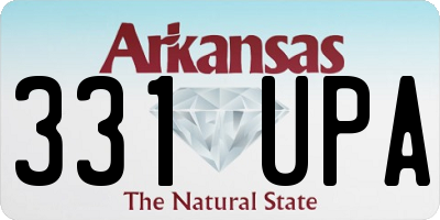 AR license plate 331UPA