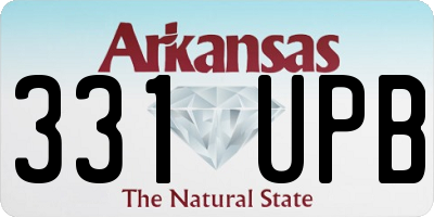 AR license plate 331UPB