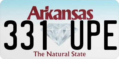 AR license plate 331UPE