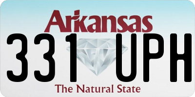 AR license plate 331UPH