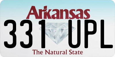 AR license plate 331UPL
