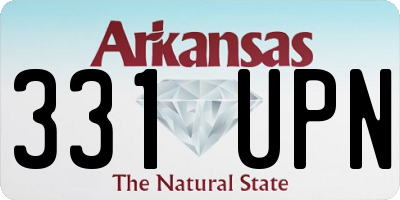 AR license plate 331UPN