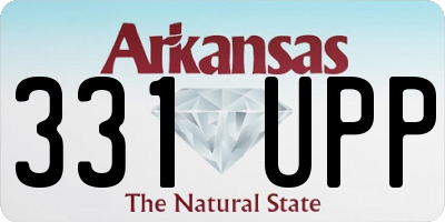 AR license plate 331UPP