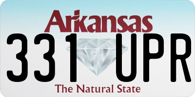 AR license plate 331UPR