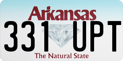 AR license plate 331UPT