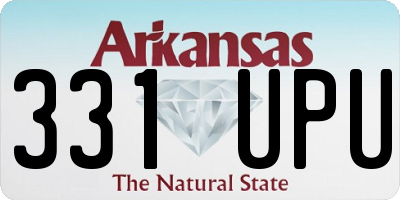 AR license plate 331UPU