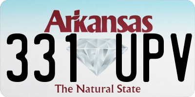 AR license plate 331UPV