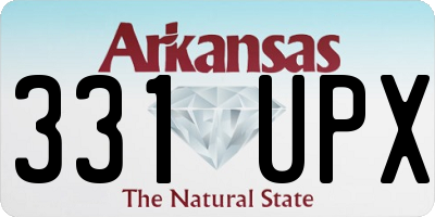 AR license plate 331UPX