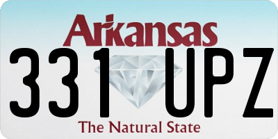 AR license plate 331UPZ