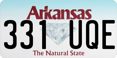 AR license plate 331UQE