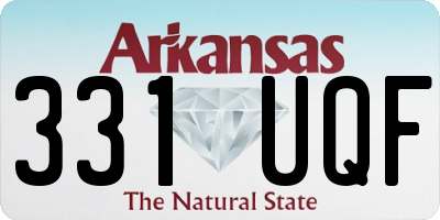 AR license plate 331UQF