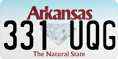 AR license plate 331UQG