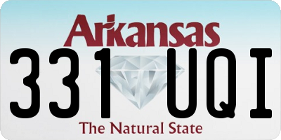 AR license plate 331UQI