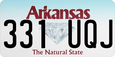 AR license plate 331UQJ