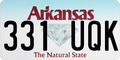 AR license plate 331UQK