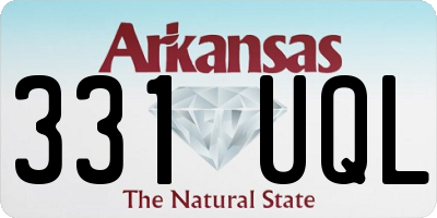 AR license plate 331UQL