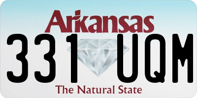 AR license plate 331UQM