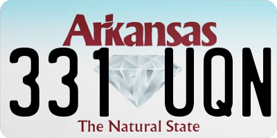 AR license plate 331UQN