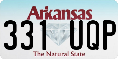 AR license plate 331UQP