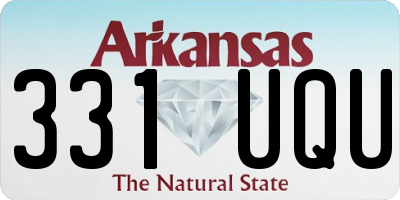 AR license plate 331UQU