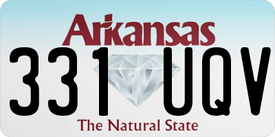 AR license plate 331UQV