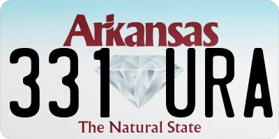AR license plate 331URA