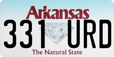 AR license plate 331URD