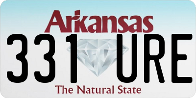 AR license plate 331URE