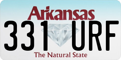 AR license plate 331URF