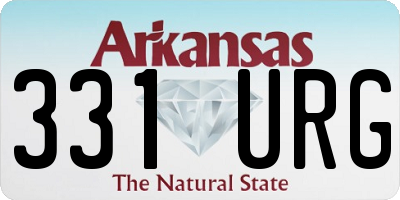 AR license plate 331URG