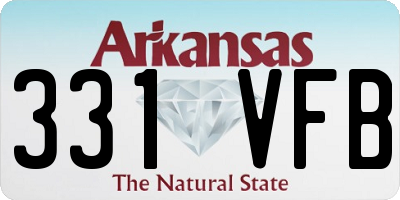 AR license plate 331VFB
