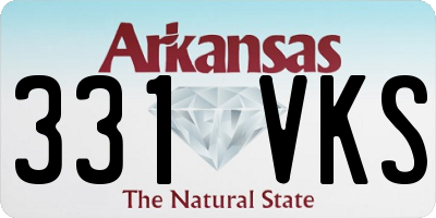 AR license plate 331VKS