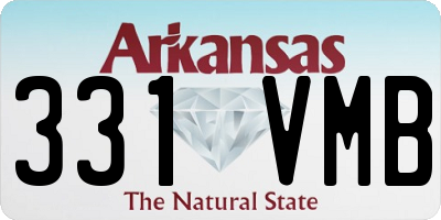 AR license plate 331VMB
