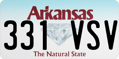 AR license plate 331VSV
