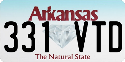 AR license plate 331VTD