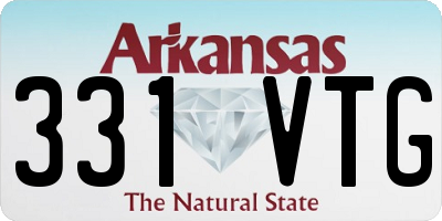 AR license plate 331VTG