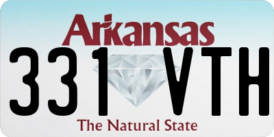 AR license plate 331VTH